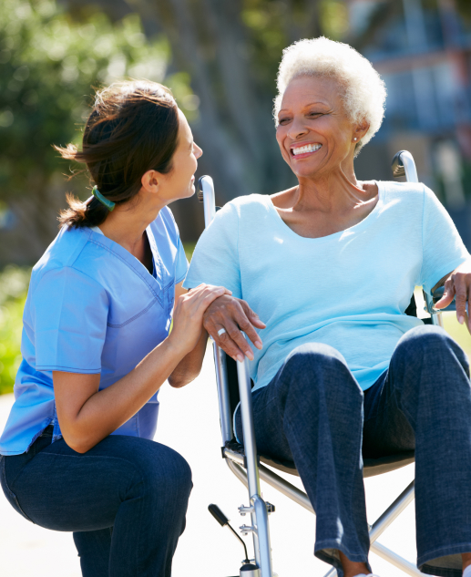 Outdoor activities with our caring staff at Mira Vie at Montville retirement community. Compassionate caregiving for seniors in a warm, inviting setting.