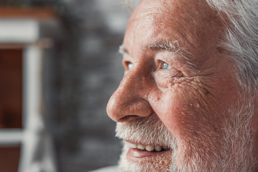 Older man looks off in the distance - what do people with dementia think about